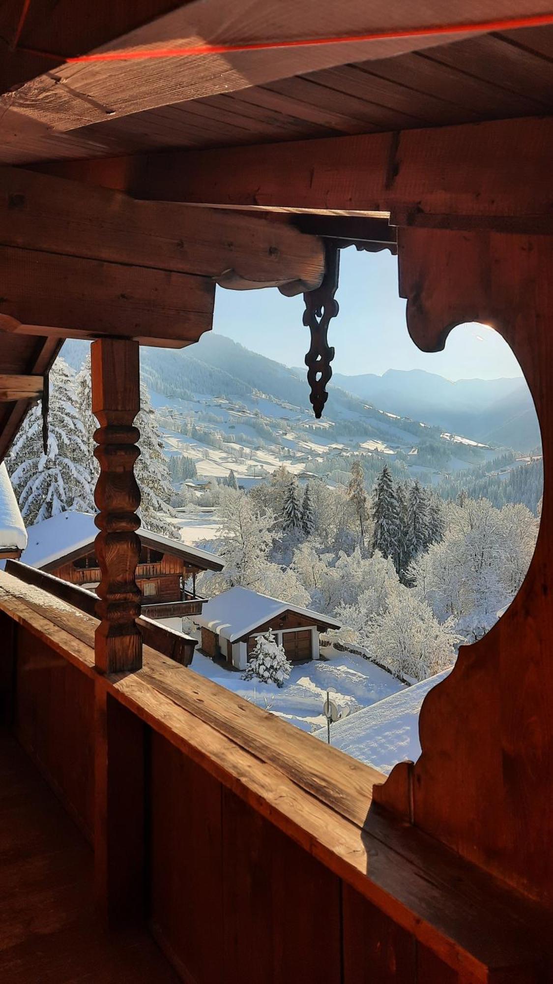 Haus Gmahblick Ferienwonungen Hotell Alpbach Exteriör bild